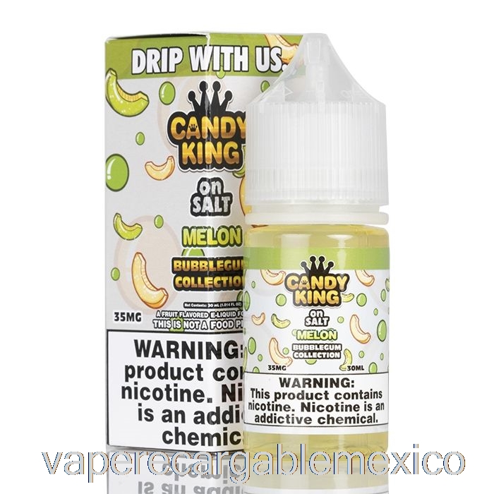 Vape Recargable Melon Bubblegum Collection - Candy King On Salt - 30ml 35mg